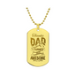 Surprise your loved one by giving them this unique and eye catching Engraved Dog Tag Necklace! It's a classic, yet stylish statement piece that is sure to spark conversation.