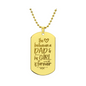 Surprise your loved one by giving them this unique and eye catching Engraved Dog Tag Necklace! It's a classic, yet stylish statement piece that is sure to spark conversation.