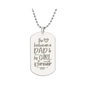 Surprise your loved one by giving them this unique and eye catching Engraved Dog Tag Necklace! It's a classic, yet stylish statement piece that is sure to spark conversation.
