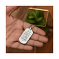 Surprise your loved one by giving them this unique and eye catching Engraved Dog Tag Necklace! It's a classic, yet stylish statement piece that is sure to spark conversation.