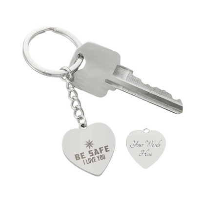 Photo Heart Keychain, Custom Photo Heart Keychain, Personalized Picture Heart Keychain, Engraved Photo Heart Pendant, Custom Gift for Her, Valentine Gift