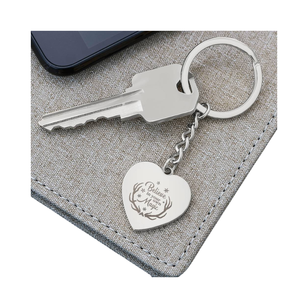 Photo Heart Keychain, Custom Photo Heart Keychain, Personalized Picture Heart Keychain, Engraved Photo Heart Pendant, Custom Gift for Her, Valentine Gift