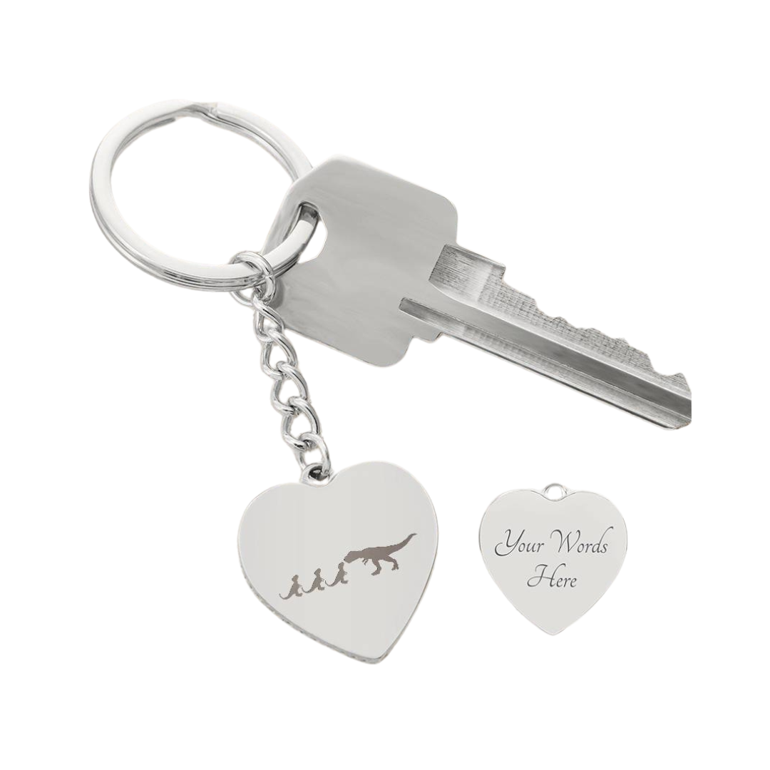 Photo Heart Keychain, Custom Photo Heart Keychain, Personalized Picture Heart Keychain, Engraved Photo Heart Pendant, Custom Gift for Her, Valentine Gift