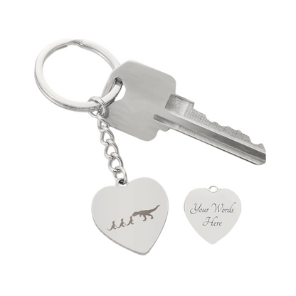 Photo Heart Keychain, Custom Photo Heart Keychain, Personalized Picture Heart Keychain, Engraved Photo Heart Pendant, Custom Gift for Her, Valentine Gift