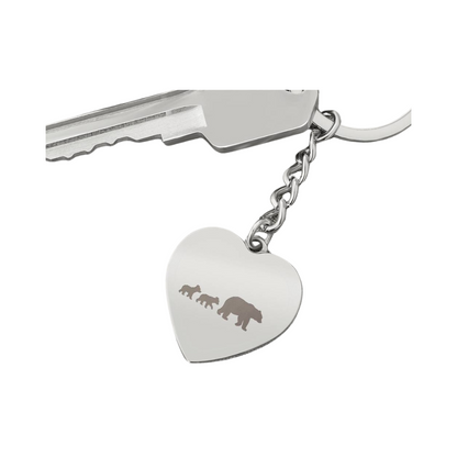 Photo Heart Keychain, Custom Photo Heart Keychain, Personalized Picture Heart Keychain, Engraved Photo Heart Pendant, Custom Gift for Her, Valentine Gift