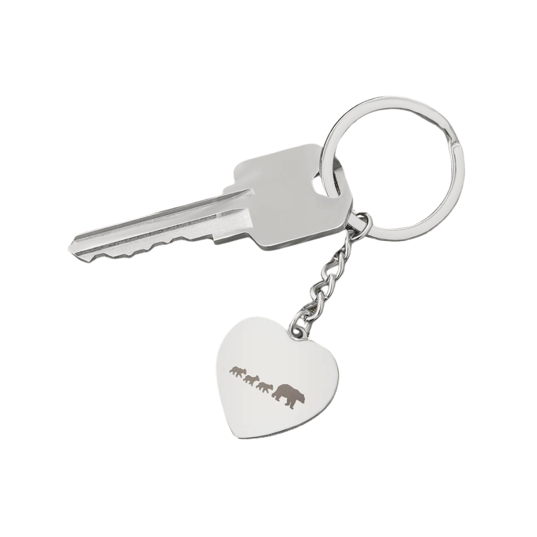 Photo Heart Keychain, Custom Photo Heart Keychain, Personalized Picture Heart Keychain, Engraved Photo Heart Pendant, Custom Gift for Her, Valentine Gift