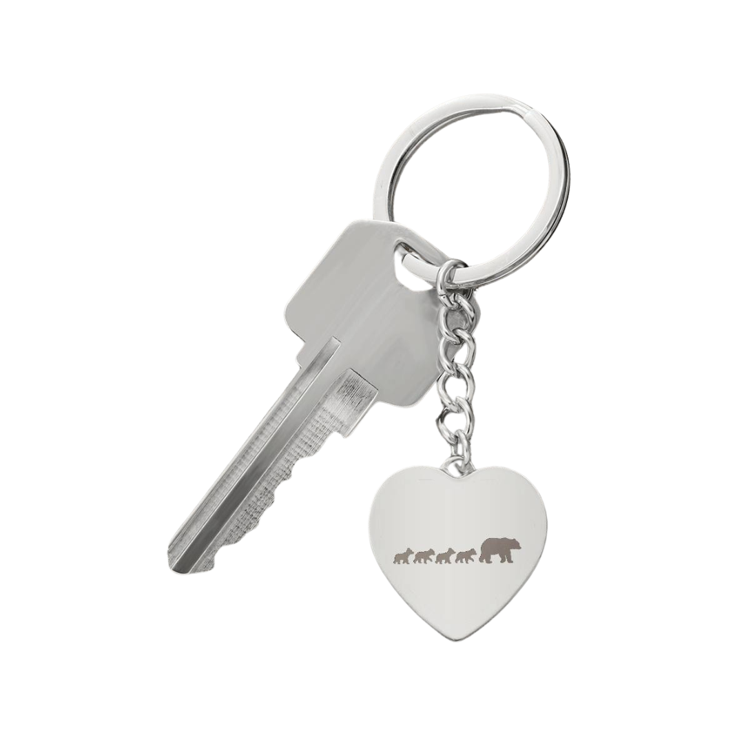 Photo Heart Keychain, Custom Photo Heart Keychain, Personalized Picture Heart Keychain, Engraved Photo Heart Pendant, Custom Gift for Her, Valentine Gift