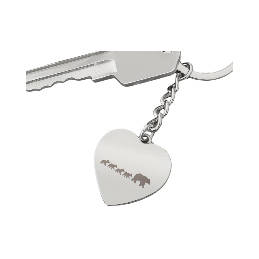 Photo Heart Keychain, Custom Photo Heart Keychain, Personalized Picture Heart Keychain, Engraved Photo Heart Pendant, Custom Gift for Her, Valentine Gift