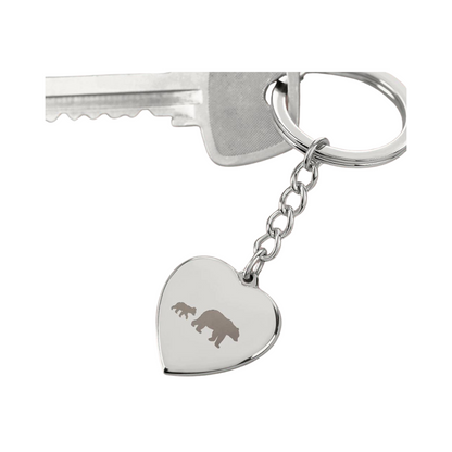 Photo Heart Keychain, Custom Photo Heart Keychain, Personalized Picture Heart Keychain, Engraved Photo Heart Pendant, Custom Gift for Her, Valentine Gift