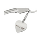 Photo Heart Keychain, Custom Photo Heart Keychain, Personalized Picture Heart Keychain, Engraved Photo Heart Pendant, Custom Gift for Her, Valentine Gift