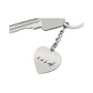 Photo Heart Keychain, Custom Photo Heart Keychain, Personalized Picture Heart Keychain, Engraved Photo Heart Pendant, Custom Gift for Her, Valentine Gift