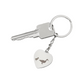 Engraved Heart Keychain - Mama Duck With Duckling