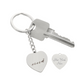 Photo Heart Keychain, Custom Photo Heart Keychain, Personalized Picture Heart Keychain, Engraved Photo Heart Pendant, Custom Gift for Her, Valentine Gift