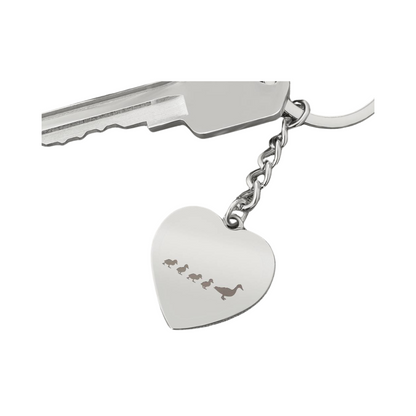 Photo Heart Keychain, Custom Photo Heart Keychain, Personalized Picture Heart Keychain, Engraved Photo Heart Pendant, Custom Gift for Her, Valentine Gift