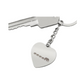 Photo Heart Keychain, Custom Photo Heart Keychain, Personalized Picture Heart Keychain, Engraved Photo Heart Pendant, Custom Gift for Her, Valentine Gift