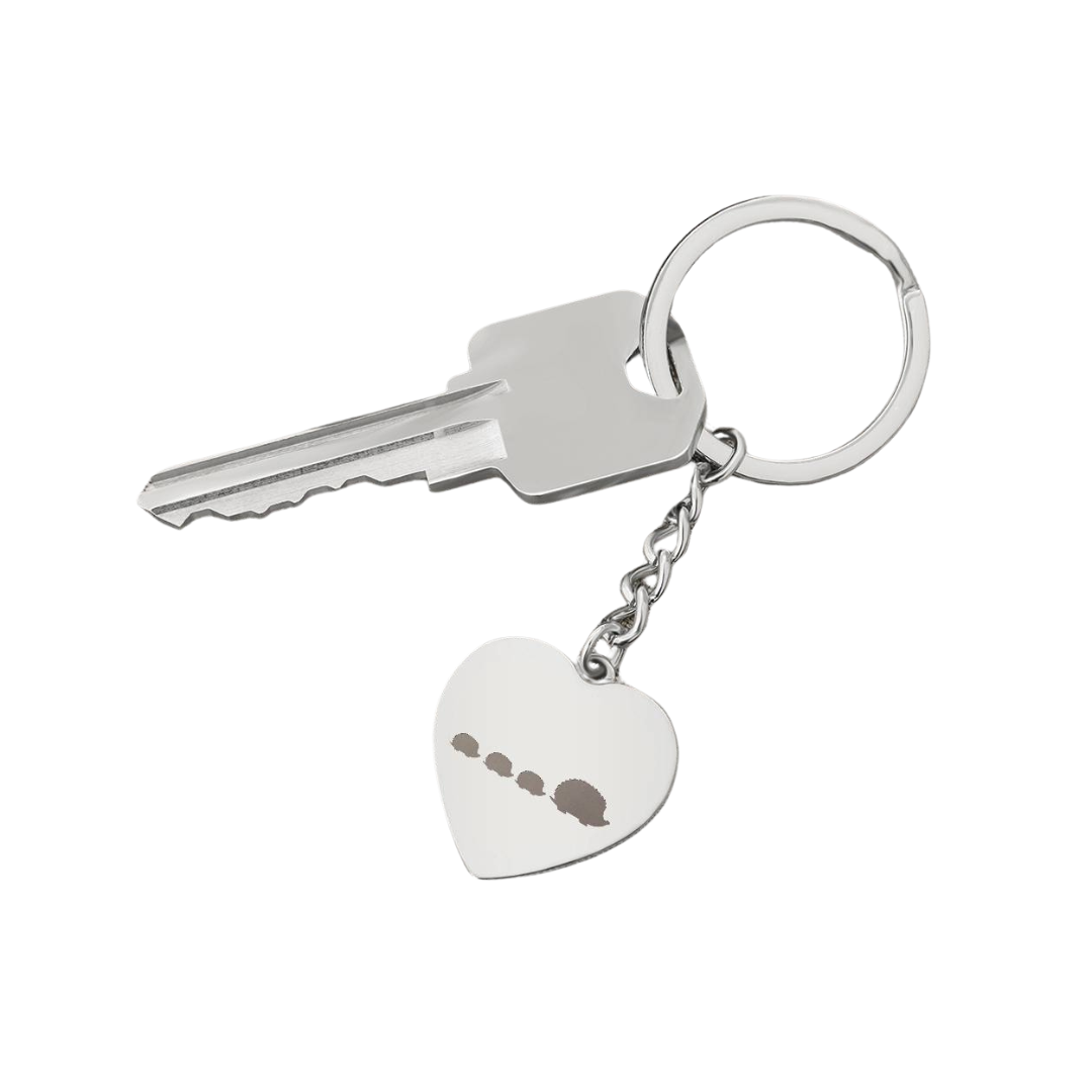 Photo Heart Keychain, Custom Photo Heart Keychain, Personalized Picture Heart Keychain, Engraved Photo Heart Pendant, Custom Gift for Her, Valentine Gift