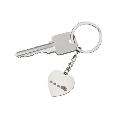 Photo Heart Keychain, Custom Photo Heart Keychain, Personalized Picture Heart Keychain, Engraved Photo Heart Pendant, Custom Gift for Her, Valentine Gift