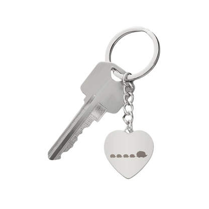 Photo Heart Keychain, Custom Photo Heart Keychain, Personalized Picture Heart Keychain, Engraved Photo Heart Pendant, Custom Gift for Her, Valentine Gift