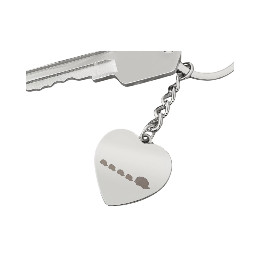 Photo Heart Keychain, Custom Photo Heart Keychain, Personalized Picture Heart Keychain, Engraved Photo Heart Pendant, Custom Gift for Her, Valentine Gift
