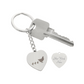 Photo Heart Keychain, Custom Photo Heart Keychain, Personalized Picture Heart Keychain, Engraved Photo Heart Pendant, Custom Gift for Her, Valentine Gift