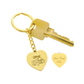 Engraved Heart Keychain - Mom Where Love Begins