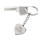 Engraved Heart Keychain - Mom Where Love Begins