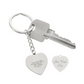 Photo Heart Keychain, Custom Photo Heart Keychain, Personalized Picture Heart Keychain, Engraved Photo Heart Pendant, Custom Gift for Her, Valentine Gift