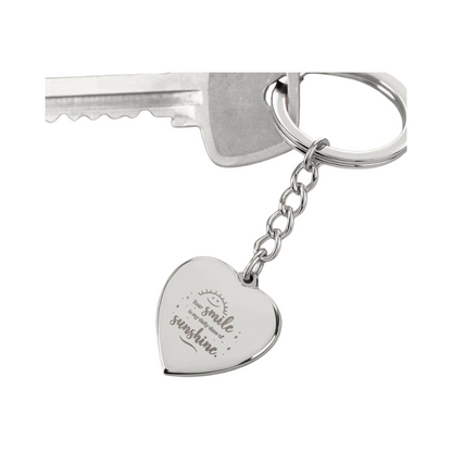 Photo Heart Keychain, Custom Photo Heart Keychain, Personalized Picture Heart Keychain, Engraved Photo Heart Pendant, Custom Gift for Her, Valentine Gift