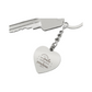 Photo Heart Keychain, Custom Photo Heart Keychain, Personalized Picture Heart Keychain, Engraved Photo Heart Pendant, Custom Gift for Her, Valentine Gift
