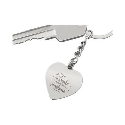 Photo Heart Keychain, Custom Photo Heart Keychain, Personalized Picture Heart Keychain, Engraved Photo Heart Pendant, Custom Gift for Her, Valentine Gift