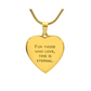 Surprise your loved one by giving them this sweet Engraved Heart Necklace! It's a classic and heartfelt jewelry piece that is sure be treasured.