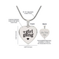 Surprise your loved one by giving them this sweet Engraved Heart Necklace! It's a classic and heartfelt jewelry piece that is sure be treasured.