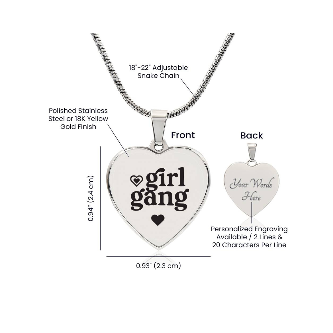 Surprise your loved one by giving them this sweet Engraved Heart Necklace! It's a classic and heartfelt jewelry piece that is sure be treasured.