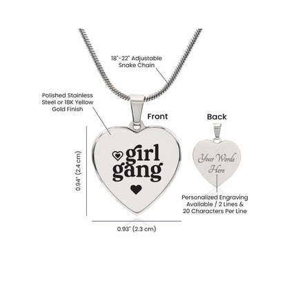Surprise your loved one by giving them this sweet Engraved Heart Necklace! It's a classic and heartfelt jewelry piece that is sure be treasured.