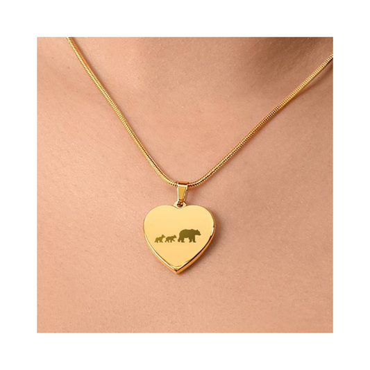 Engraved Heart Pendant and Necklace – Five Cowries Engraved Heart Pendant and Necklace – Five Cowries