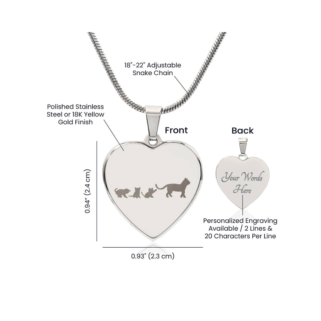 Surprise your loved one by giving them this sweet Engraved Heart Necklace! It's a classic and heartfelt jewelry piece that is sure be treasured.&nbsp;