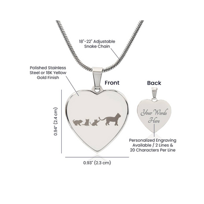 Surprise your loved one by giving them this sweet Engraved Heart Necklace! It's a classic and heartfelt jewelry piece that is sure be treasured.&nbsp;