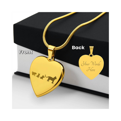 Surprise your loved one by giving them this sweet Engraved Heart Necklace! It's a classic and heartfelt jewelry piece that is sure be treasured.&nbsp;