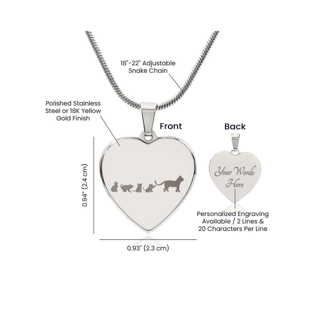Surprise your loved one by giving them this sweet Engraved Heart Necklace! It's a classic and heartfelt jewelry piece that is sure be treasured.&nbsp;