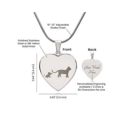 Surprise your loved one by giving them this sweet Engraved Heart Necklace! It's a classic and heartfelt jewelry piece that is sure be treasured.&nbsp;