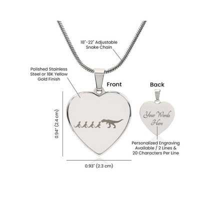 Surprise your loved one by giving them this sweet Engraved Heart Necklace! It's a classic and heartfelt jewelry piece that is sure be treasured.&nbsp;