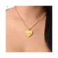 Surprise your loved one by giving them this sweet Engraved Heart Necklace! It's a classic and heartfelt jewelry piece that is sure be treasured.&nbsp;