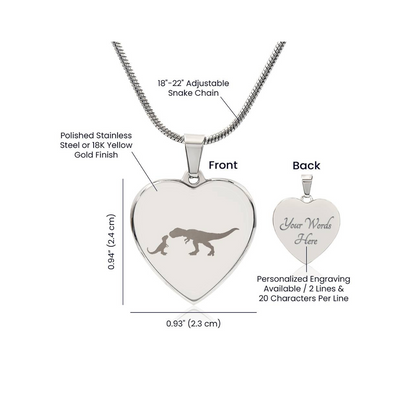 Surprise your loved one by giving them this sweet Engraved Heart Necklace! It's a classic and heartfelt jewelry piece that is sure be treasured.&nbsp;
