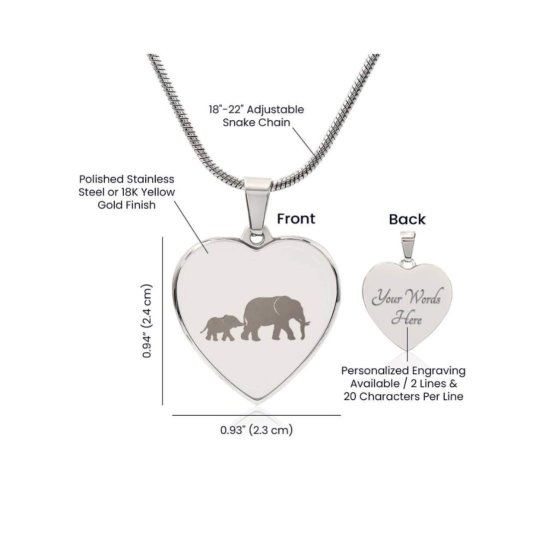 Surprise your loved one by giving them this sweet Engraved Heart Necklace! It's a classic and heartfelt jewelry piece that is sure be treasured.&nbsp;