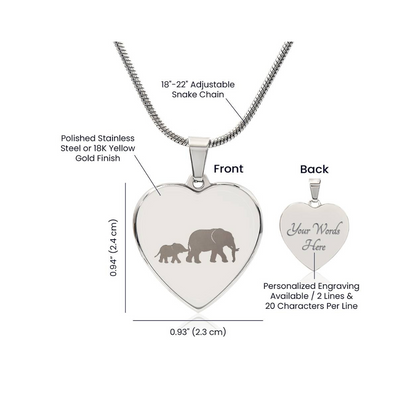 Surprise your loved one by giving them this sweet Engraved Heart Necklace! It's a classic and heartfelt jewelry piece that is sure be treasured.&nbsp;
