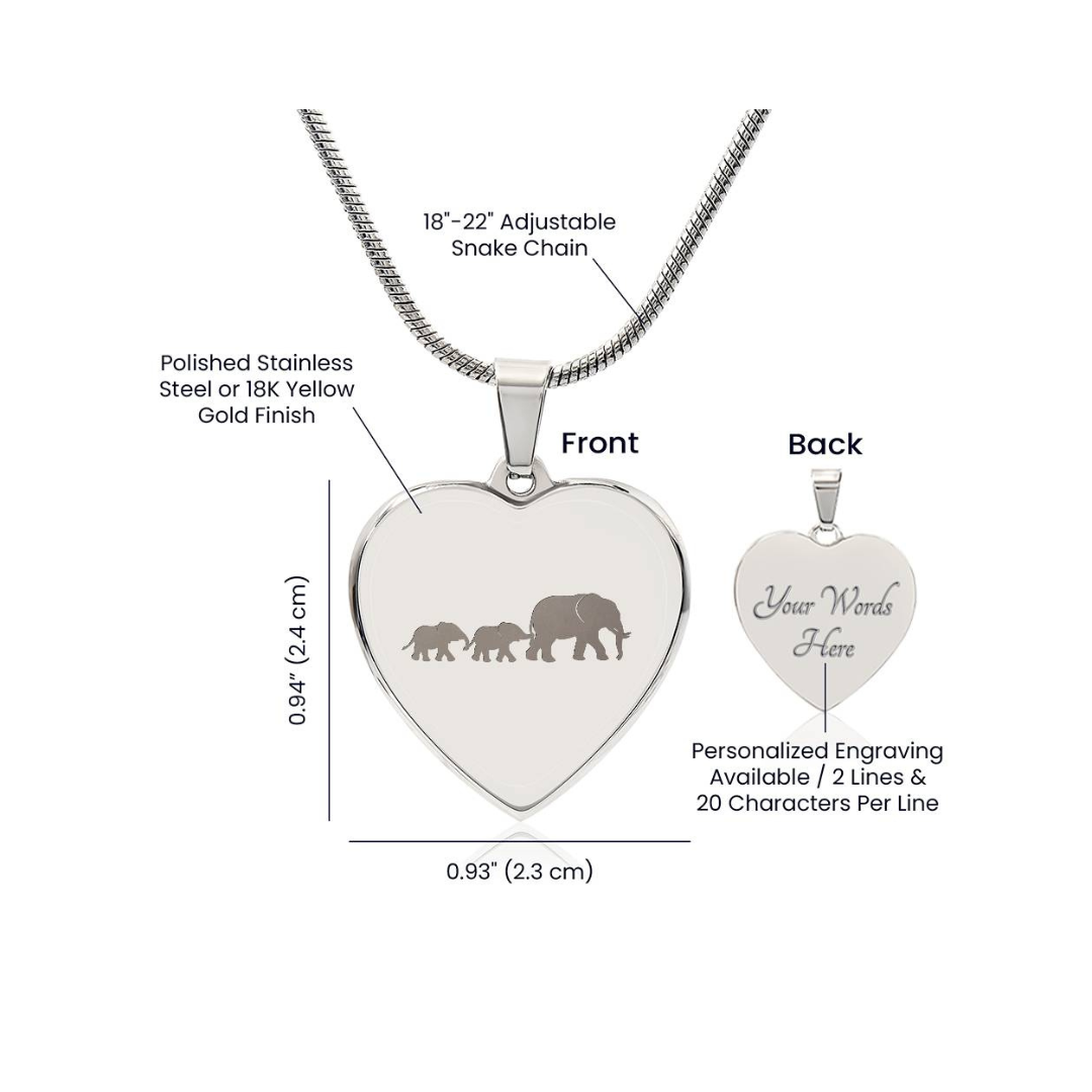 Surprise your loved one by giving them this sweet Engraved Heart Necklace! It's a classic and heartfelt jewelry piece that is sure be treasured.