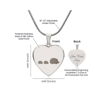 Surprise your loved one by giving them this sweet Engraved Heart Necklace! It's a classic and heartfelt jewelry piece that is sure be treasured.&nbsp;