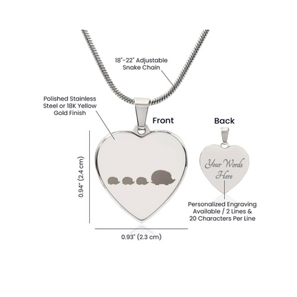 Surprise your loved one by giving them this sweet Engraved Heart Necklace! It's a classic and heartfelt jewelry piece that is sure be treasured.