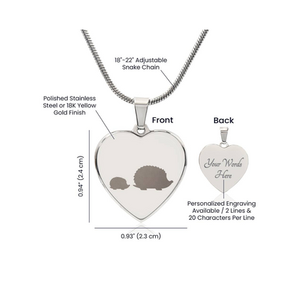 Surprise your loved one by giving them this sweet Engraved Heart Necklace! It's a classic and heartfelt jewelry piece that is sure be treasured.&nbsp;