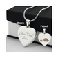 Surprise your loved one by giving them this sweet Engraved Heart Necklace! It's a classic and heartfelt jewelry piece that is sure be treasured.&nbsp;
